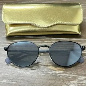Rebecca Minkoff  Stevie Small Oval Minimalist    Sunglasses nwt SORVINO Retro Small Oval Sunglasses for Women Men 90s Narrow  main image 4